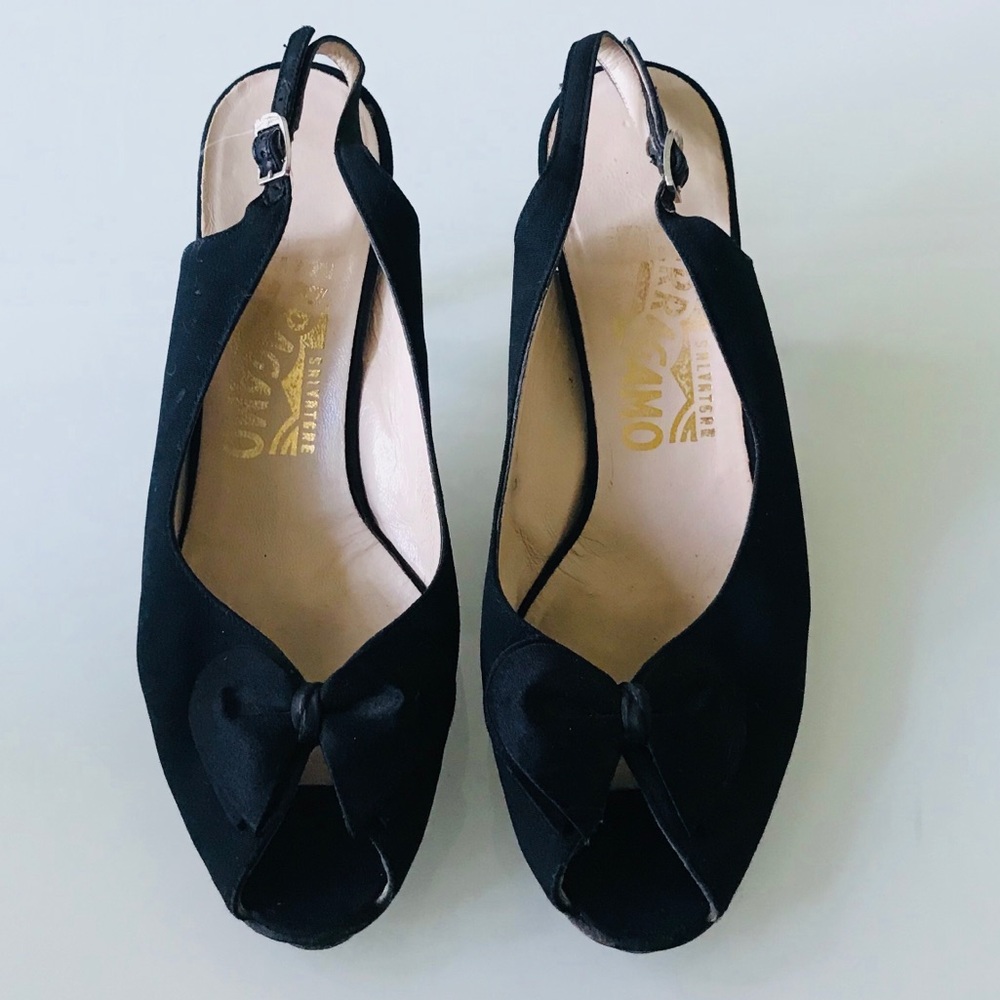 Salvatore Ferragamo Black Shoes Size 6.5